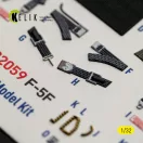 Kelik F-5F - interior 3D decals for Kitty Hawk/Zimi models kit 3D matrica