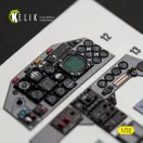Kelik F-5F - interior 3D decals for Kitty Hawk/Zimi models kit 3D matrica