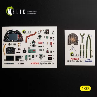  Kelik Spitfire Mk.IIa - interior 3D decals for Revell 3D matrica