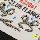 Kelik SU-27UB Flanker C - interior 3D decals for Trumpeter kit 3D matrica