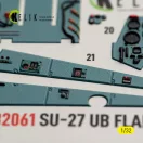 Kelik SU-27UB Flanker C - interior 3D decals for Trumpeter kit 3D matrica