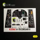 Kelik A-7D CORSAIR II - interior 3D decals for Trumpeter kit 3D matrica