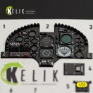 Kelik A-7D CORSAIR II - interior 3D decals for Trumpeter kit 3D matrica