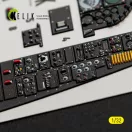 Kelik A-7D CORSAIR II - interior 3D decals for Trumpeter kit 3D matrica