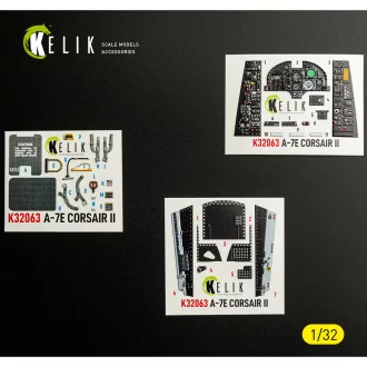   Kelik A-7E CORSAIR II - interior 3D decals for Trumpeter kit 3D matrica