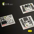 Kelik A-7E CORSAIR II - interior 3D decals for Trumpeter kit 3D matrica