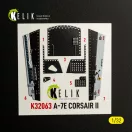 Kelik A-7E CORSAIR II - interior 3D decals for Trumpeter kit 3D matrica