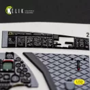Kelik A-4E/F SKYHAWK - interior 3D decals for Hasegawa 3D matrica
