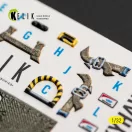 Kelik A-4E/F SKYHAWK - interior 3D decals for Hasegawa 3D matrica