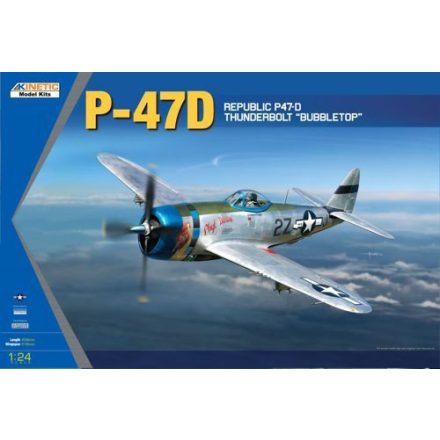 Kinetic P-47D Thunderbolt Bubble Top makett