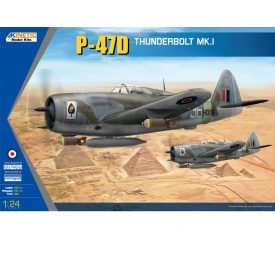 Kinetic P-47D THUNDERBOLT RAZOR-RAF makett