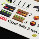 Kelik Opel Blitz 3ton 4x2 interior 3D decals for Tamiya kit 3D matrica
