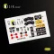 Kelik GAZ 69 4x4 Utility Truck interior 3D decals for Bronco kit 3D matrica