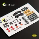 Kelik GAZ 69 4x4 Utility Truck interior 3D decals for Bronco kit 3D matrica