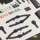 Kelik MH-60L Black Hawk interior 3D decals for Kitty Hawk / Zimimodel kit 3D matrica