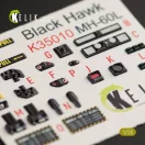 Kelik MH-60L Black Hawk interior 3D decals for Kitty Hawk / Zimimodel kit 3D matrica