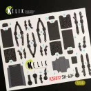 Kelik SH-60F Ocean Hawk interior 3D decals for Kitty Hawk / Zimimodel kit 3D matrica