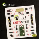 Kelik SH-60F Ocean Hawk interior 3D decals for Kitty Hawk / Zimimodel kit 3D matrica