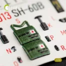 Kelik SH-60F Ocean Hawk interior 3D decals for Kitty Hawk / Zimimodel kit 3D matrica