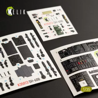   Kelik SH-60B interior 3D decals for Kitty Hawk / Zimimodel kit 3D matrica