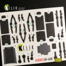 Kelik SH-60B interior 3D decals for Kitty Hawk / Zimimodel kit 3D matrica