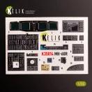 Kelik MH-60R interior 3D decals for Kitty Hawk kit 3D matrica