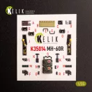 Kelik MH-60R interior 3D decals for Kitty Hawk kit 3D matrica