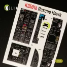 Kelik HH-60H Rescue Hawk interior 3D decals for Kitty Hawk / Zimimodel kit 3D matrica