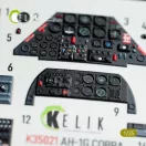 Kelik AH-1G Cobra interior 3D decals for ICM kit 3D matrica