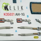 Kelik AH-1G Cobra interior 3D decals for ICM kit 3D matrica