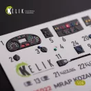Kelik Kozak-001 Ukrainian MRAP 3D decals for ICM kit 3D matrica