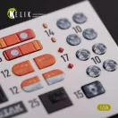 Kelik Kozak-001 Ukrainian MRAP 3D decals for ICM kit 3D matrica