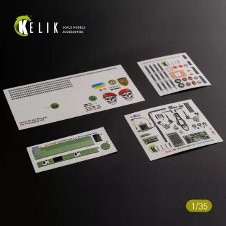   Kelik M142 HIMARS - Interior 3D Decal and classic Decal for Trumpeter kit 3D matrica