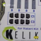 Kelik “HUMVEE” HMMWV M1036 with TOW Desert version Interior 3D Decal for Italeri kit 3D matrica