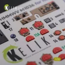 Kelik “HUMVEE” HMMWV M1036 with TOW Desert version Interior 3D Decal for Italeri kit 3D matrica