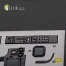 Kelik AH-64D Apache interior 3D decals for Meng kit 3D matrica