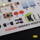 Kelik HMMWV M1097 3D Decal for ICM kit 3D matrica
