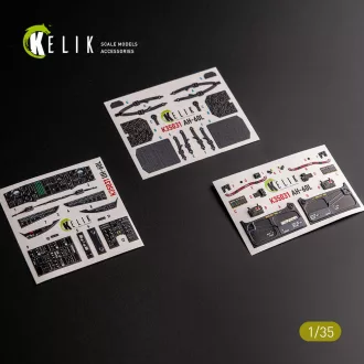 Kelik UH-60L interior 3D decals for Academy kit 3D matrica