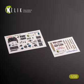   Kelik Ju-87 G1/G2 - interior 3D decals for Border Models kit 3D matrica