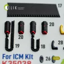 Kelik S-64E Skycrane - interior 3D decals for ICM kit 3D matrica