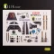 Kelik Bf-109 G-6 - interior 3D decals for Border Models kit 3D matrica