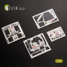 Kelik AH-64A APACHE (early) - interior 3D decals for Trumpeter 3D matrica