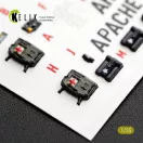 Kelik AH-64A APACHE (early) - interior 3D decals for Trumpeter 3D matrica