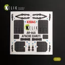 Kelik AH-64A APACHE (early) - interior 3D decals for Trumpeter 3D matrica