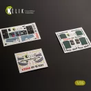 Kelik UH-1B HUEY - interior 3D decals for Trumpeter 3D matrica