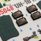 Kelik UH-1B HUEY - interior 3D decals for Trumpeter 3D matrica
