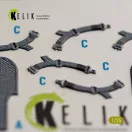 Kelik UH-1B HUEY CARGO BAY - interior 3D decals for Trumpeter 3D matrica