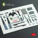 Kelik F-8J Crusader - interior 3D decals for Hasegawa kit 3D matrica