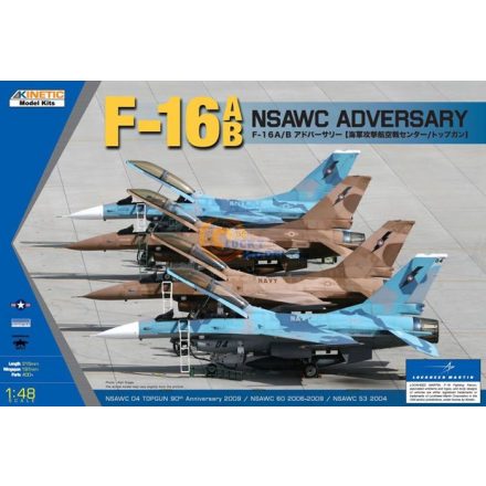 Kinetic F-16A/B NSWAC Agressor makett