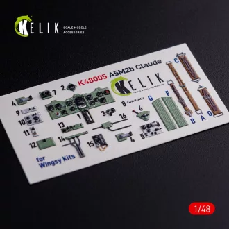   Kelik A5M2B Claude interior 3D decals for WingsyKits kit 3D matrica